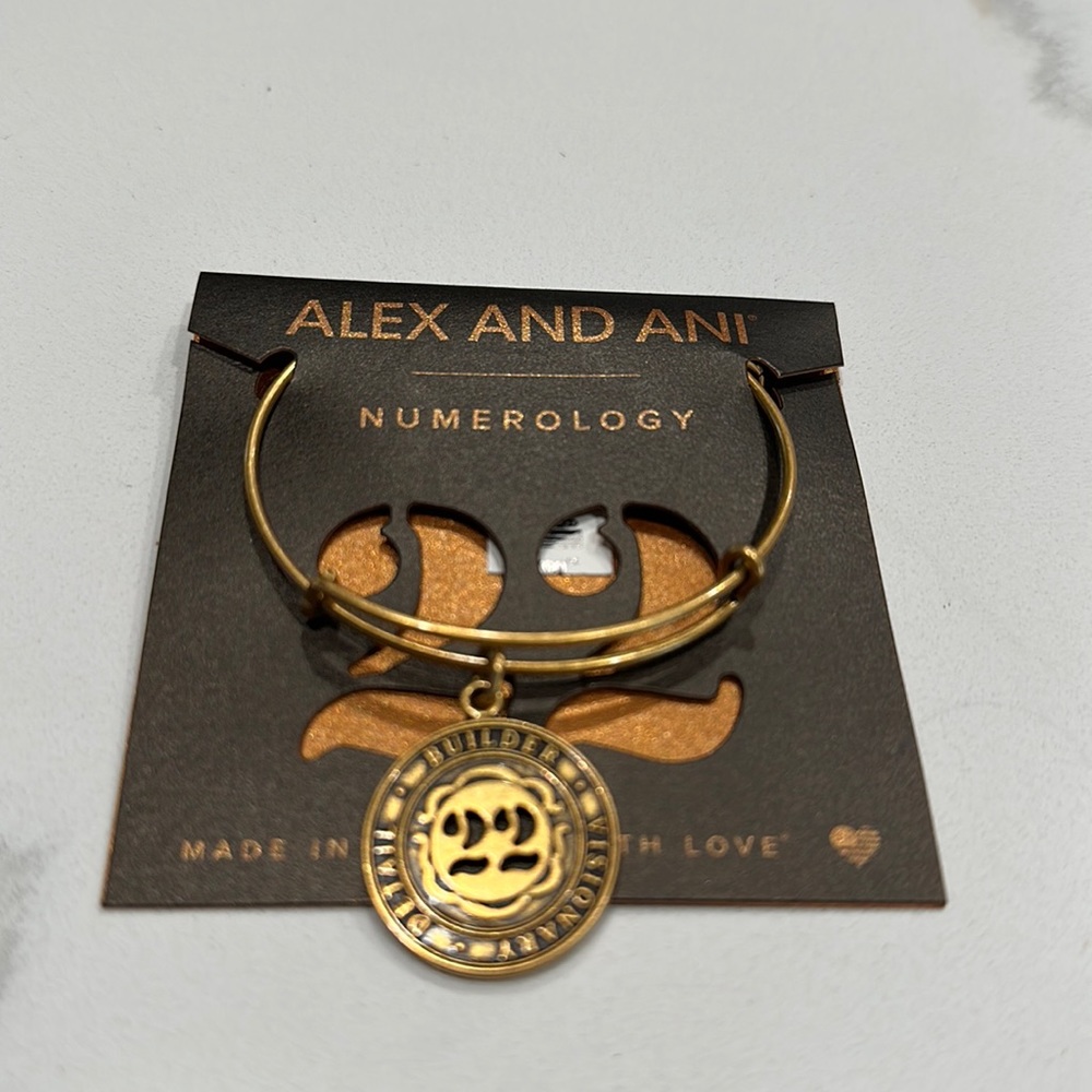 Alex and Ani 22 Numerology bracelets